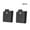 2pcs Black, variant on 4 Pcs Shoulder Strap Adjuster for Seat Belts PU Leather Comfort Pad, Reduces Neck & Chest Friction, Easy-Fit Design for Most Cars