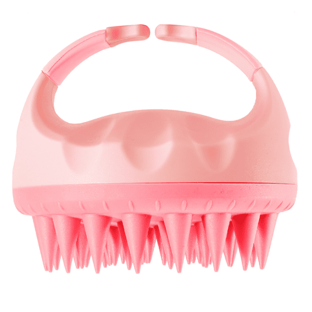 Cepillo masajeador para cuero cabelludo, cepillo para champú, cepillo para el cabello de silicona ecológico para exfoliar y estimular el crecimiento del cabello, reduce la caspa, masajeador para el c TUNC Sencillez