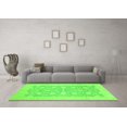 thumbnail image 3 of Ahgly Company Indoor Square Oriental Green Traditional Area Rugs, 3' Square, 3 of 4