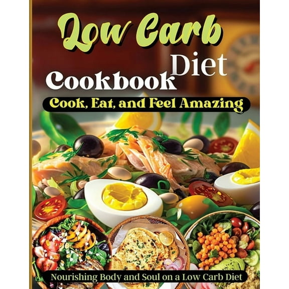 Low Carb Diet Cookbook: Cook, Eat, and Feel Amazing, Nourishing Body and Soul on a Low Carb Diet, (Paperback)