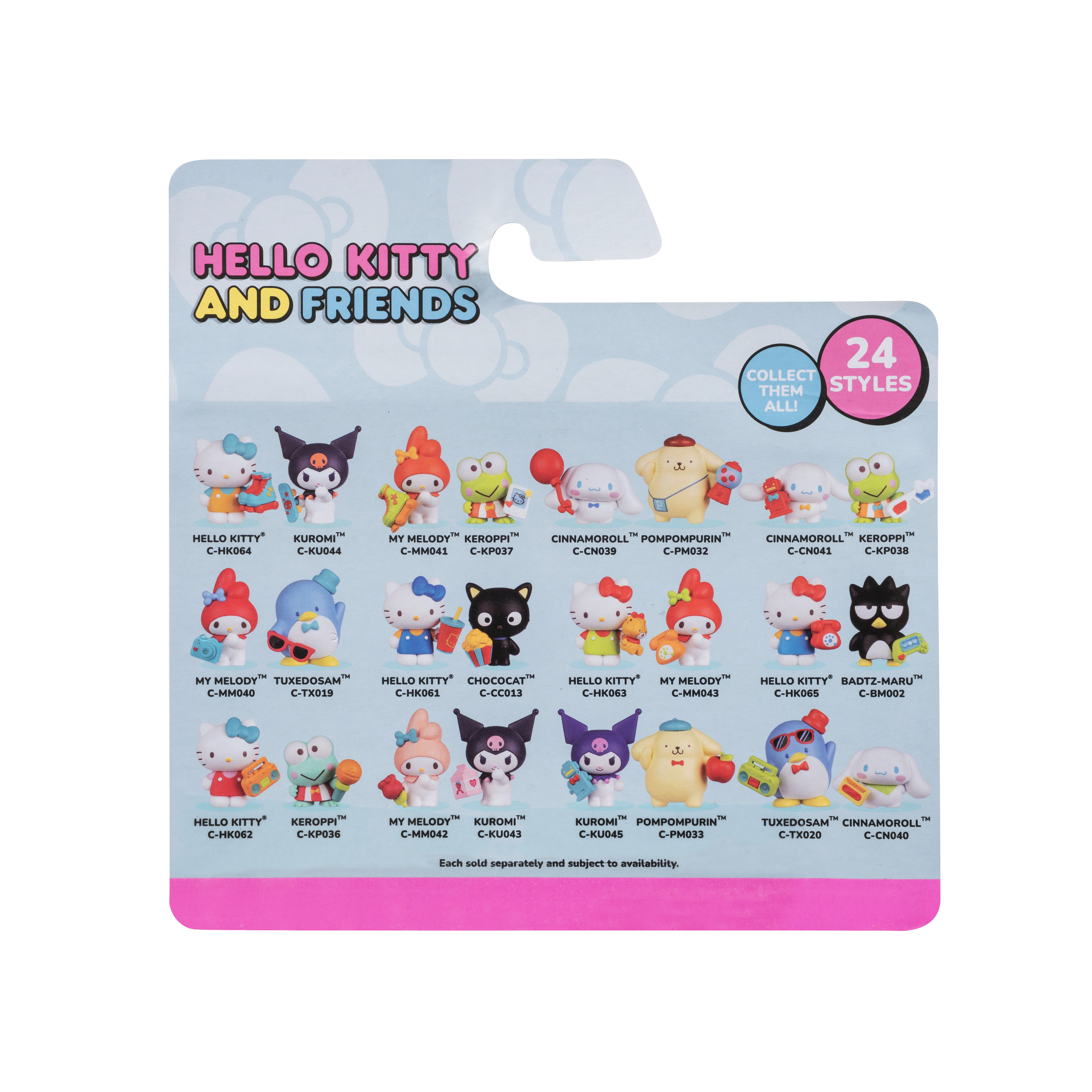 Hello Kitty and Friends - 2 inch 2 Figure Pack - Rainbow Vibes