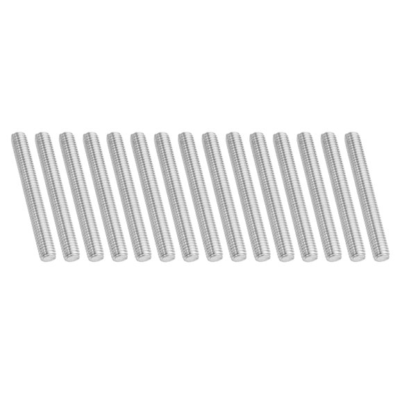 Uxcell 3/8"-16 Fully Threaded Rod, 15Pcs 3.5" Length 304 Stainless Steel Thread Screw
