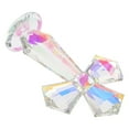thumbnail image 2 of Cruz de cristal decorativa para el hogar y la oficina. Estatua de cruz religiosa para decoraciones cristianas de Pascua. Figuras coleccionables para la mesa de comunión., 2 of 8