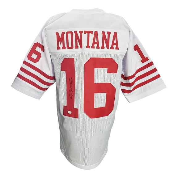 Joe Montana San Francisco Signed White Football Jersey JSA