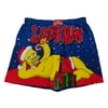 The Simpsons Mens Blue Ladies Man Homer Christmas Holiday Boxer Shorts