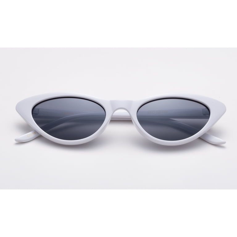 Designer Inspired Retro Vintage Narrow Cat Eye Sunglasses  display picture 1