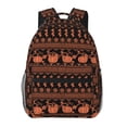 thumbnail image 1 of Fotbe Vintage Pumpkin Pattern Mochila Casual con Estampado para Escuela, Viajes y Actividades al Aire Libre - Duradera, Ligera y Cómoda, 1 of 5