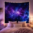 thumbnail image 2 of Luminous Deep-Space Nebula Against a Starry Void, Mystical Celestial Style for Space Enthusiasts, Cosmic Nebula Scene Artwork, Housewarming Gift Tapestry Wall Hanging for Bedroom and Living Room, 2 of 7