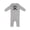AC-Heather Grey, variant on I Have a Fuzzy Daddy Beard Baby Romper Coveralls