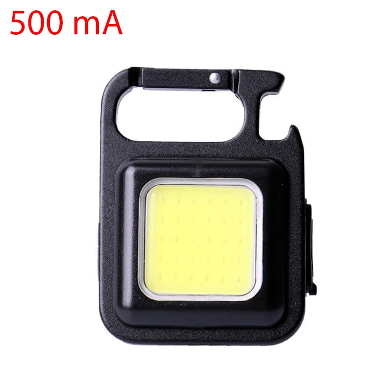 Super Bright 1500LM COB Work Light 500mAh Waterproof USB Rechargeable LED Flashlight for Outdoor Camping and Pocket Keys 500 mAh