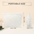 thumbnail image 5 of Unique Bargains Flower Cosmetic Bags Zipper Floral Makeup Bags Women's Makeup Bag Suitable for Coin Lipsticks White, 5 of 7