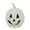 White, variant on Paper Mache Pumpkin White Tabletop Decor, 4.72" Height, Harvest by QYXQPYO
