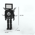thumbnail image 3 of Toilet Man Vs Monitor Man Building Blocks Skibidi Toilet Building Blocks Toys, 3 of 4