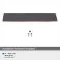 thumbnail image 3 of Amerock Edge Pulls 5-1/16 inch (128mm) Center-to-Center Oil-Rubbed Bronze Cabinet Edge Pull, 25 Pack, 3 of 4