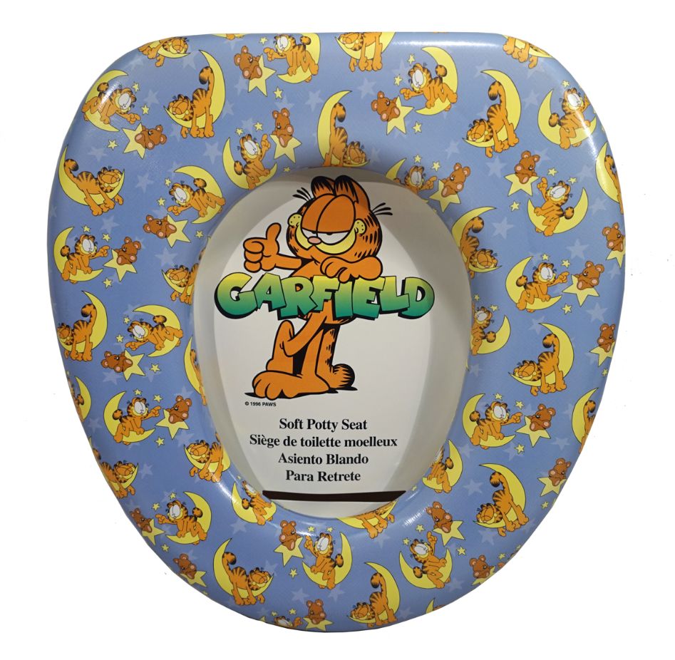 Soft Potty Seat Garfield the Cat Fits on regular or elongated toilet seats