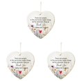 thumbnail image 2 of Heart Shape Acrylic Friendship Ornament, Inspirational Quote Keepsake Decor, Car Rearview Mirror Charm, Christmas Tree Hanging Accent, Gift for Beloved Friend, 2 of 5