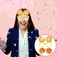 thumbnail image 7 of 2Pcs Funny Glasses, Pizza Style Funky Glasses, Novelty Sunglasses Photography Props for Summer Themed Party Supplies Pizza Ice Cream Fruit Fun Glasses,Funny for Adults, 7 of 7