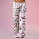 thumbnail image 1 of Anime Pajamas Pants Women Cartoon Family Christmas Pajama Pants Kawaii Flannel Pajama Pants, 1 of 5