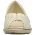 thumbnail image 2 of Grasshoppers Women's Garnet Peep Toe Fashion Sneaker, Stone/White, 7 M US, 2 of 8