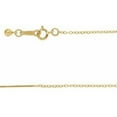 thumbnail image 2 of Auriga Fine Jewelry 14K Yellow Gold Adjustable Threader Cable Chain Necklace for Women 16", 2 of 5