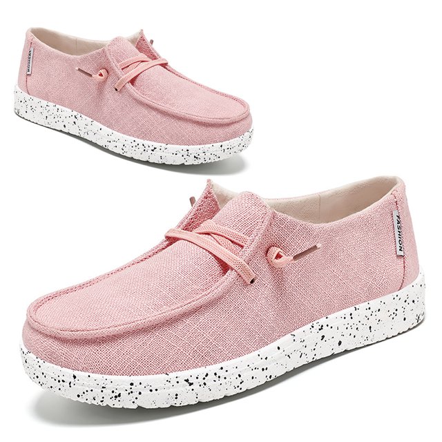Mocasines con cordones y diamantes de imitación para mujer, cómodos, sin cordones, de malla, para caminar, a la moda, ligeros y brillantes
