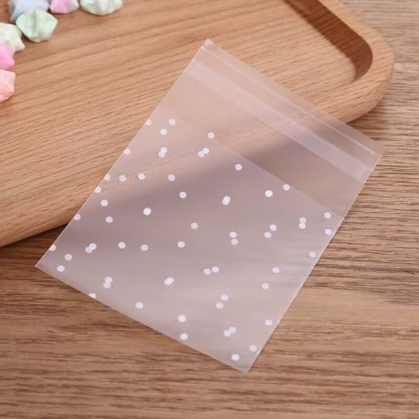100 bolsas de embalaje esmeriladas autoselladas for regalos navideños | Suministros de almacenamiento con estilo