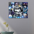 thumbnail image 4 of Pintura de diamante 5D DIY taladro redondo completo Noche de los muertos vivientes Kit 60x50cm, 4 of 9