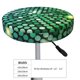 thumbnail image 4 of Balery Green Disco Lights Fundas de asiento para taburete de bar redondo de tela de terciopelo ajustables que protegen de arañazos y manchas para sillas de 14 a 17 pulgadas.-12 inch, 4 of 7