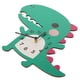 thumbnail image 2 of Reloj de pared silencioso, reloj de habitación, reloj de pared con forma de dinosaurio, decoración de habitación, reloj silencioso que funciona con pilas, sin pilas, 2 of 8