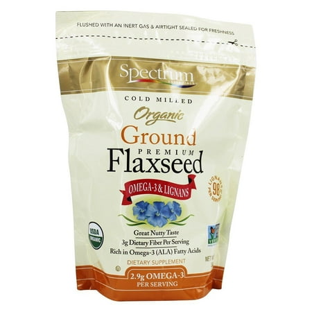 Spectrum Essentials - Organic Ground Premium Flaxseed - 14 oz(pack of (Best Ground Flaxseed Brand)
