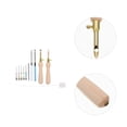 thumbnail image 3 of Needle Punch Embroidery Needles Diy Sewing Tool Stitching Handle Cross Set Adjustable Kit Tools Stitch Wooden Threader, 3 of 6