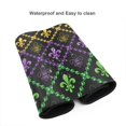 thumbnail image 5 of Kdxio Mardi Gra Geometric Print Large Gaming Mouse Pad,Non-Slip Base,Water Resist Keyboard Pad for Gamer,Office & Home,29.5 x 15.8 in, 5 of 9