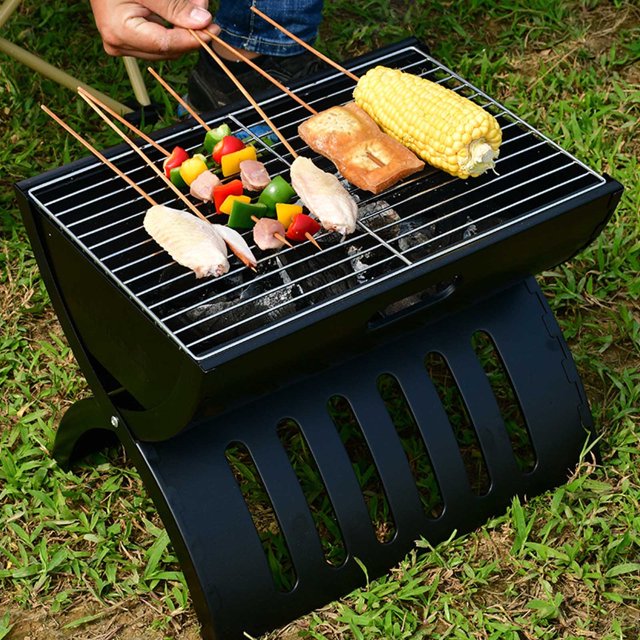 Ganfancp Herramientas para Asar Barbacoa Parrilla Casera Fácil de Plegar Parrillas con Forma Bbq Herramientas para Asar Barbacoa Parrilla Casera Fácil de Plegar Parrillas con Forma Rebajas Hoy Liquid