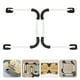 thumbnail image 3 of 2 piezas de mesa de cama plegable patas de la cama resistente escritorio de computadora, 3 of 5