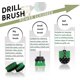 thumbnail image 3 of Drill Brush Set Drill Attachment Power Scrubbing Brush Cleaning Set For Cleaning Car, Grout, Pool Tile, Flooring, Brick, Ceramic, Marble, 3 of 5