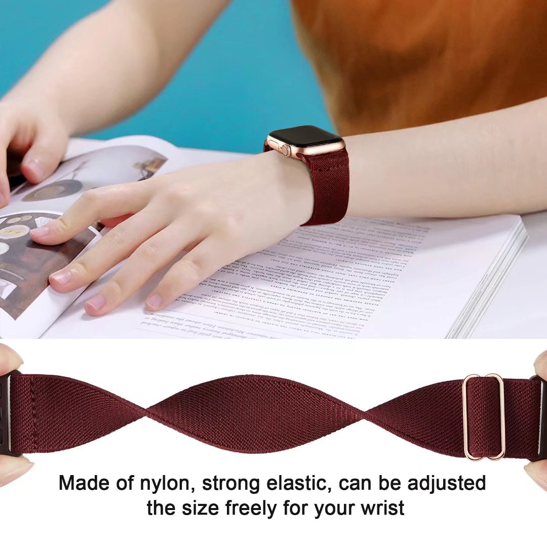 Recoppa Stretchy Nylon Solo Loop Apple Watch Band photo 3
