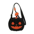 thumbnail image 2 of Halloween Pumpkin Crossbody Bag for Women - PU Leather Cute Purse, Festive Trick-or-Treat Accessory & Party Shoulder Bag, 2 of 4