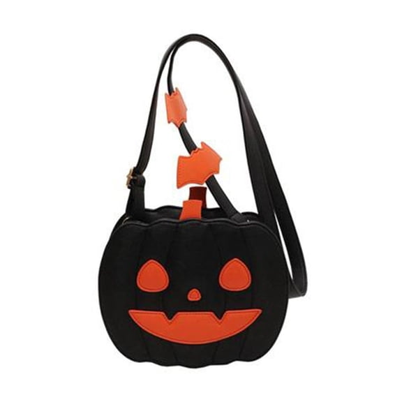 Cute Pumpkin Crossbody Bag for Women, Small Stylish Shoulder Purse, Fun Novelty Handbag