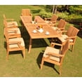 thumbnail image 2 of Lagos Arm / Captain Solo / Single Dining Chair Outdoor Patio Grade-A Teak Wood WholesaleTeak #WMDCARLG, 2 of 3