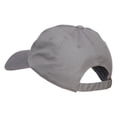 thumbnail image 3 of Penguin with Santa Hat Embroidered Unstructured Cap - Grey OSFM, 3 of 5