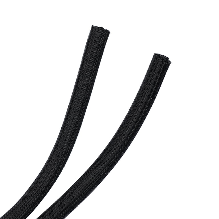 onn 10 Foot Braided Cable Management Sleeve, Black photo 4