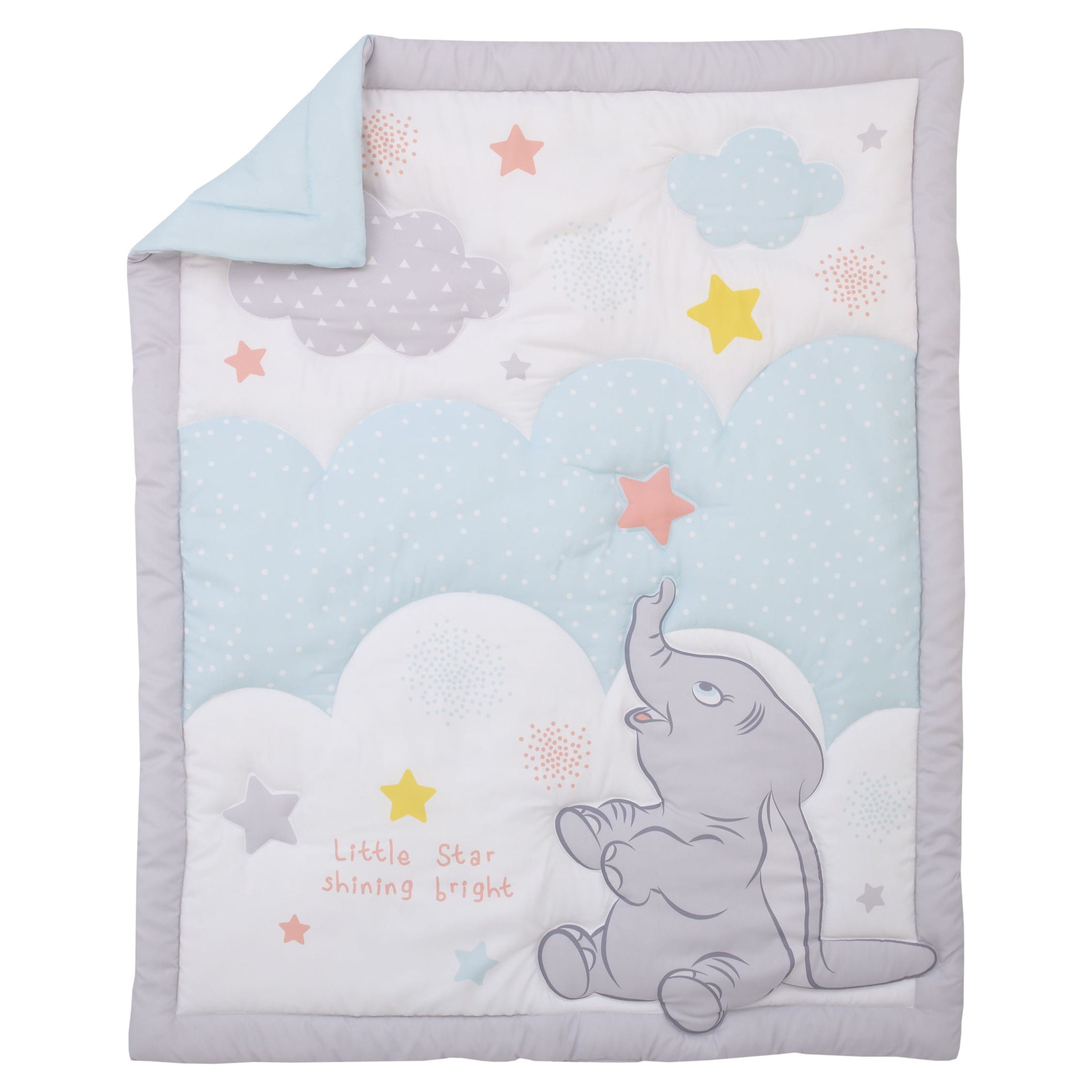 Disney Dumbo Crib 3 Piece Bedding Set Walmart