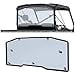 thumbnail image 3 of Kojem Rear Windshield Compatible with 2016-2023 Can-Am Defender HD 5 HD 8 HD 10 MAX Smoke Back Wind Shelter Rear Panel Windscreen (See Detailed Adaptation List), 3 of 4