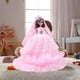 thumbnail image 4 of Muñeca de boda con articulaciones móviles | Figura de juego con vestido de novia moderno | Muñeca princesa coleccionable de 45 cm para niñas | Incluye caja de regalo para fiestas y cumpleaños, 4 of 5
