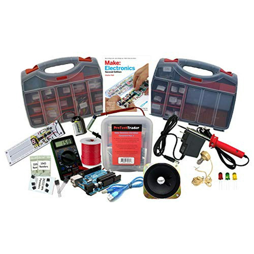 Ultimate Make Electronics Kit Bundle Includes All 3 Electronic