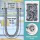 thumbnail image 2 of 4 Pack Curtain Tie Backs Super Strong Magnetic Curtains Tiebacks Modern Simple Style Pretty Weave Rope Drape Holdback for Thin/Thick Home Office Hotel Window Drapery - Plating Chrome Silver, 2 of 5