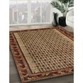 thumbnail image 3 of Ahgly Company Machine Washable Indoor Square Contemporary Peru Brown Area Rugs, 3' Square, 3 of 7