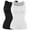 Black/White 2pk, variant on Women Tummy Control Shapewear Tank Tops Seamless Square Neck Compression Tops Slimming Body Shaper Camisole