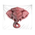 thumbnail image 4 of Tapiz de poliéster 3D de animales con borde acabado cosido , ilustraciones de pintura fina para decoración para hogar, así fondo opaco o de perfecl Tapicería de pared Grande, 4 of 8