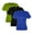 Dark Color 3 Pack, variant on Women's Zone Performance Mesh T-Shirt, 100% Polyester Interlock Short Sleeve Crewneck Tee, Assorted Solid T-shirts (Bright Color 3 Pack, L)